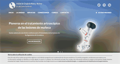Desktop Screenshot of cirugiamanobeata.com